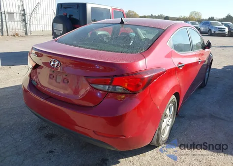 2015 Hyundai Elantra Se z USA, uszkodzony, nr VIN KMHDH4AE5FU347980